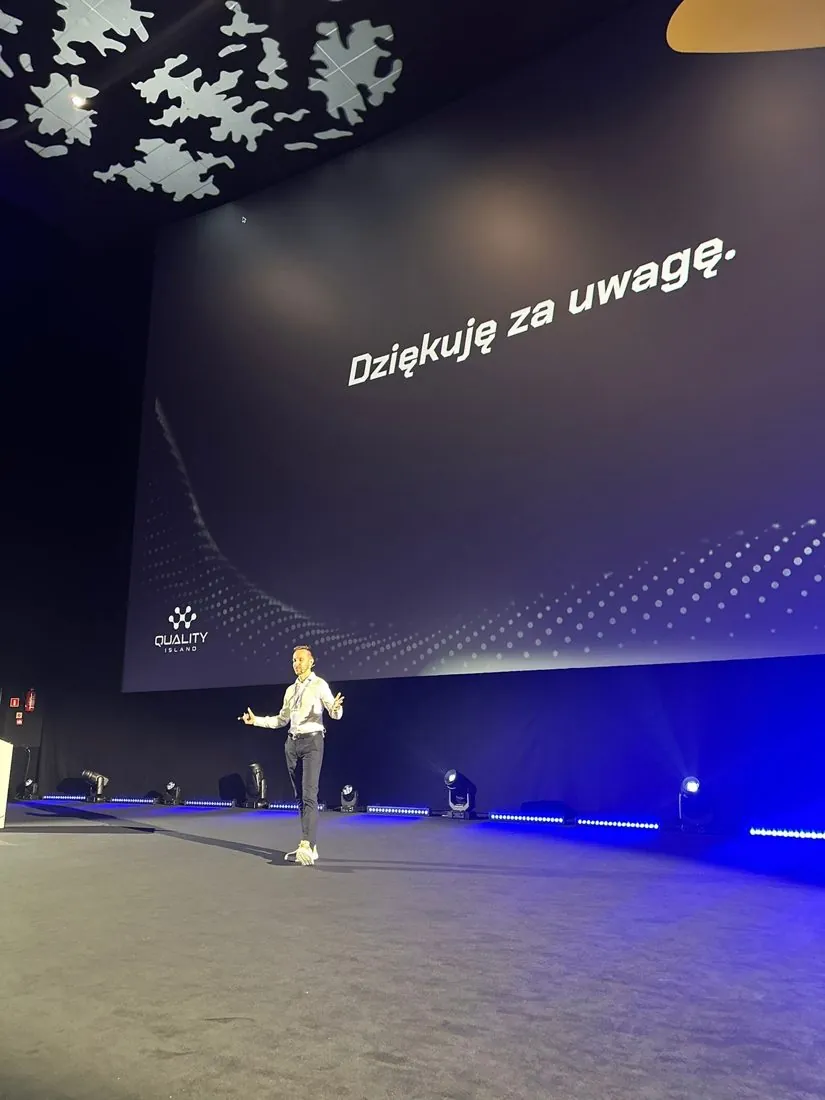 Tomasz Stelmach na scenie Test Dive 2025