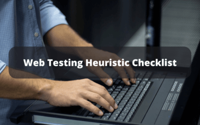 Web Testing Heuristic Checklist