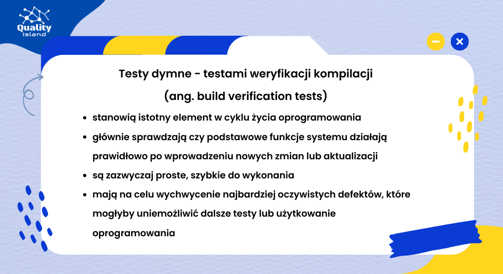 testy dymne