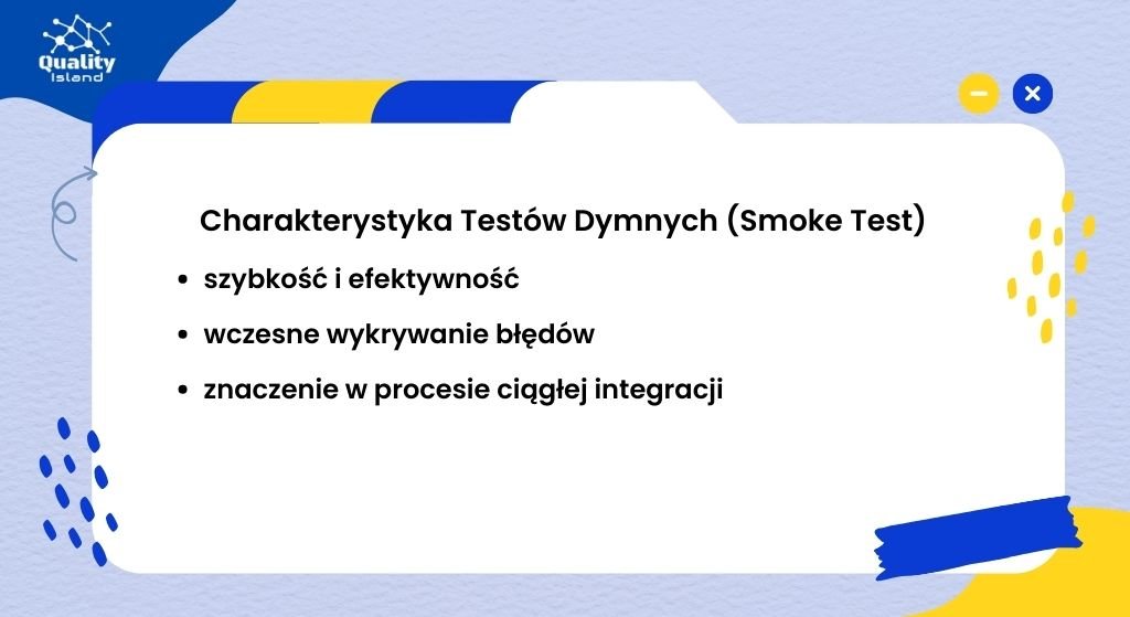 charakterystyka testow dymnych