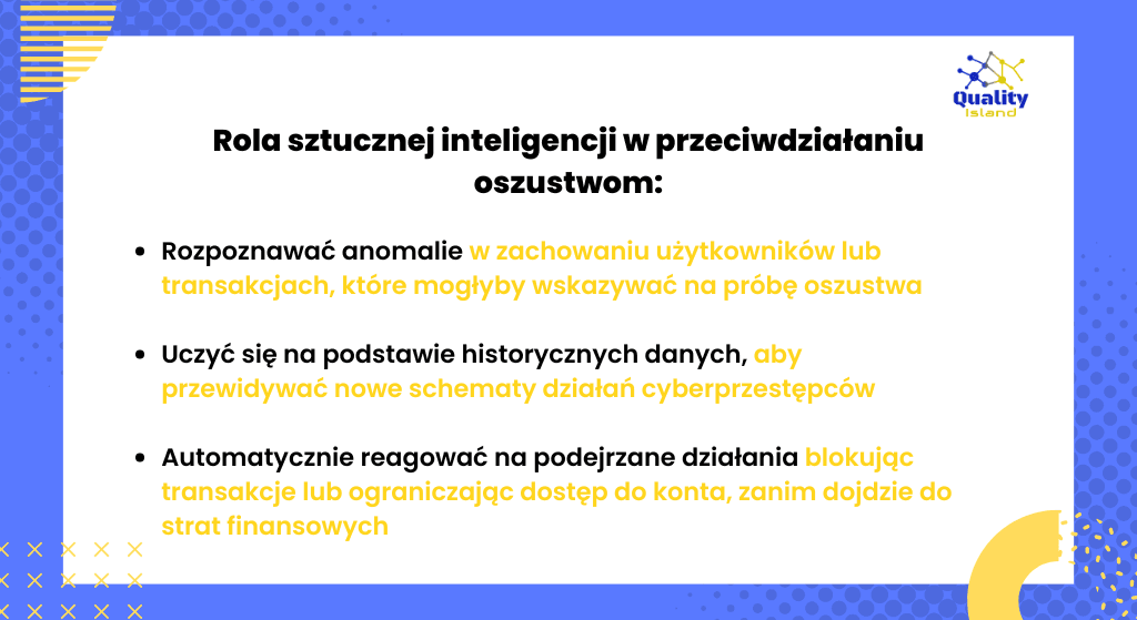 Rola sztucznej inteligencji w przeciwdziałaniu oszustwom