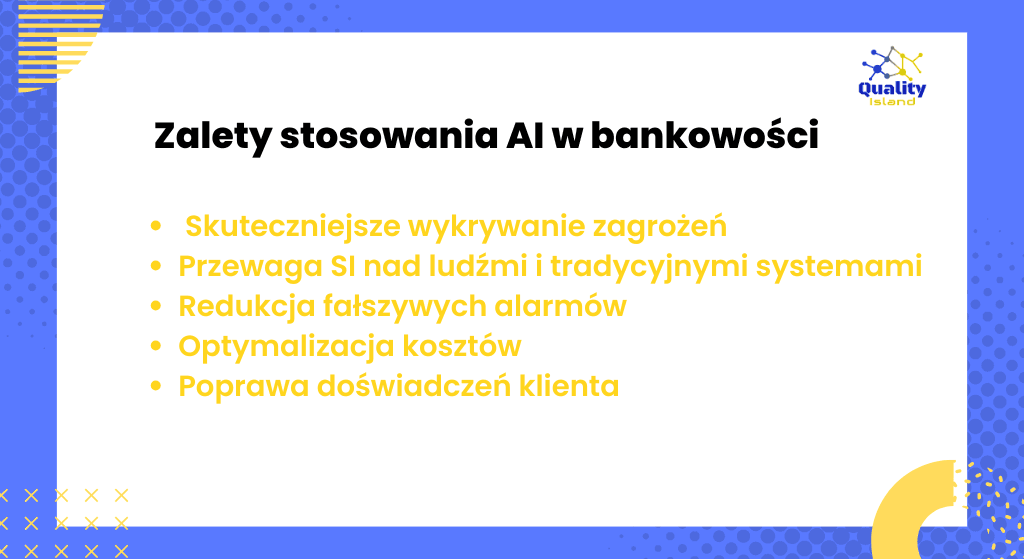 Zalety stosowania AI w bankowości 