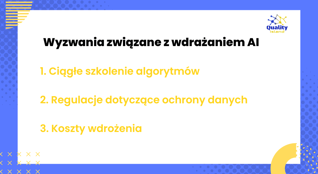 Wyzwania związane z wdrażaniem AI 