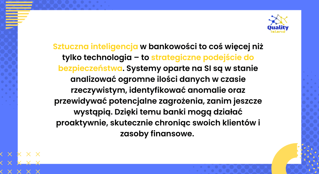 sztuczna inteligencja w bankowości to strategiczne podejście do bezpieczeństwa