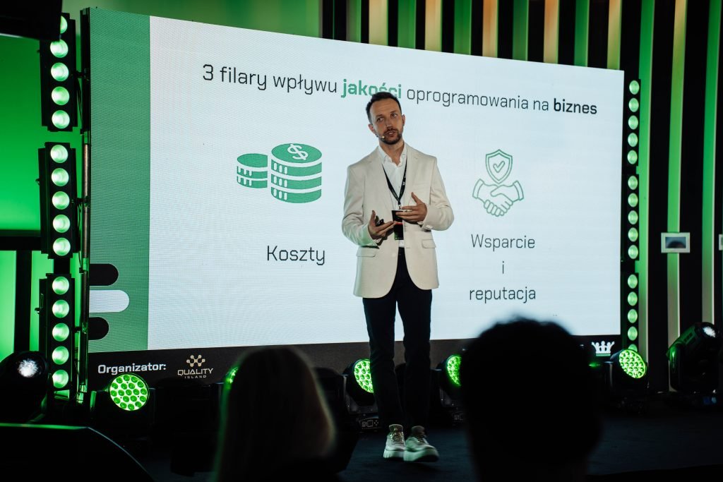 Zgodność regulacyjna w testowaniu oprogramowania, wystąpienie Quality Island