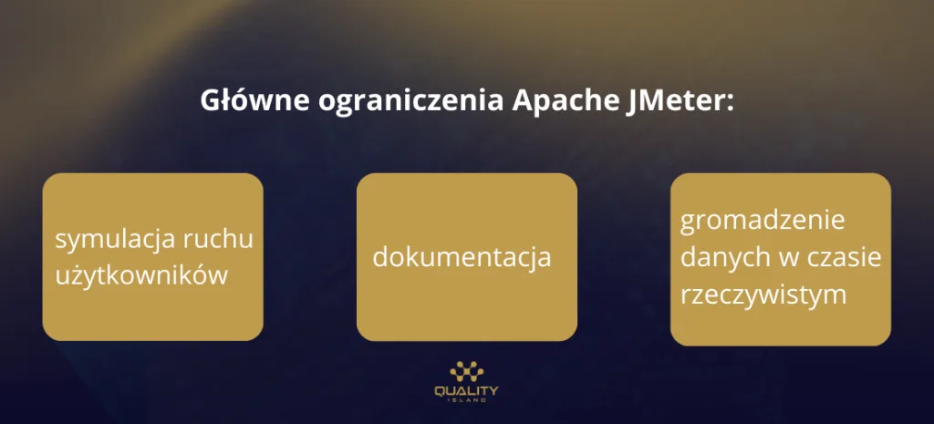 JMeter główne ograniczenia