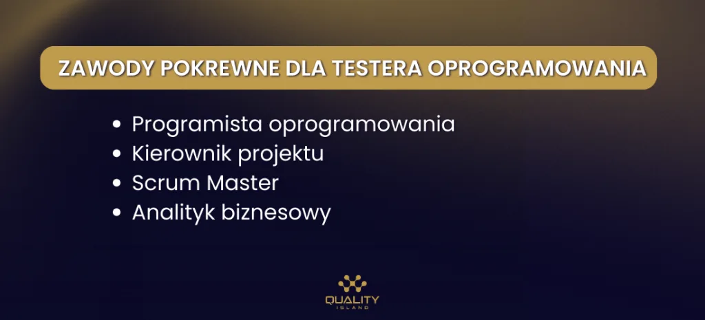 Testowanie oprogramowania: zawody pokrewne dla testera, czyli programista, kierownik projektu, Scrum Master i analityk biznesowy