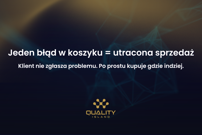 Testowanie e commerce: błąd w koszyku i utracona sprzedaż